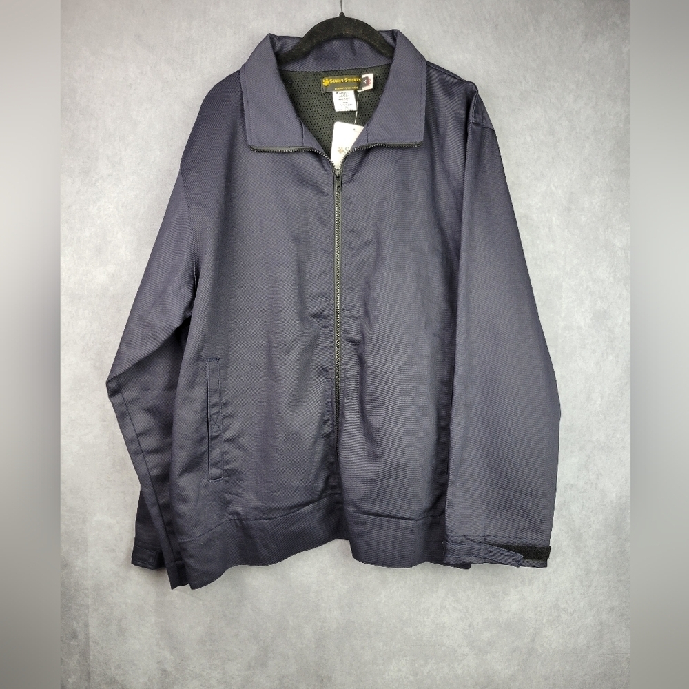 Season Men Fall Twill Men Navy Blue Canadian Jacket Size XL